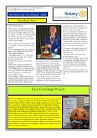 Latest Newsletter Front Page